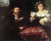 Lorenzo Lotto Husband and Wife USA oil painting artist